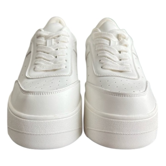 Steve Madden Platform Sneakers White Sz 9 NWT - Picture 5 of 8
